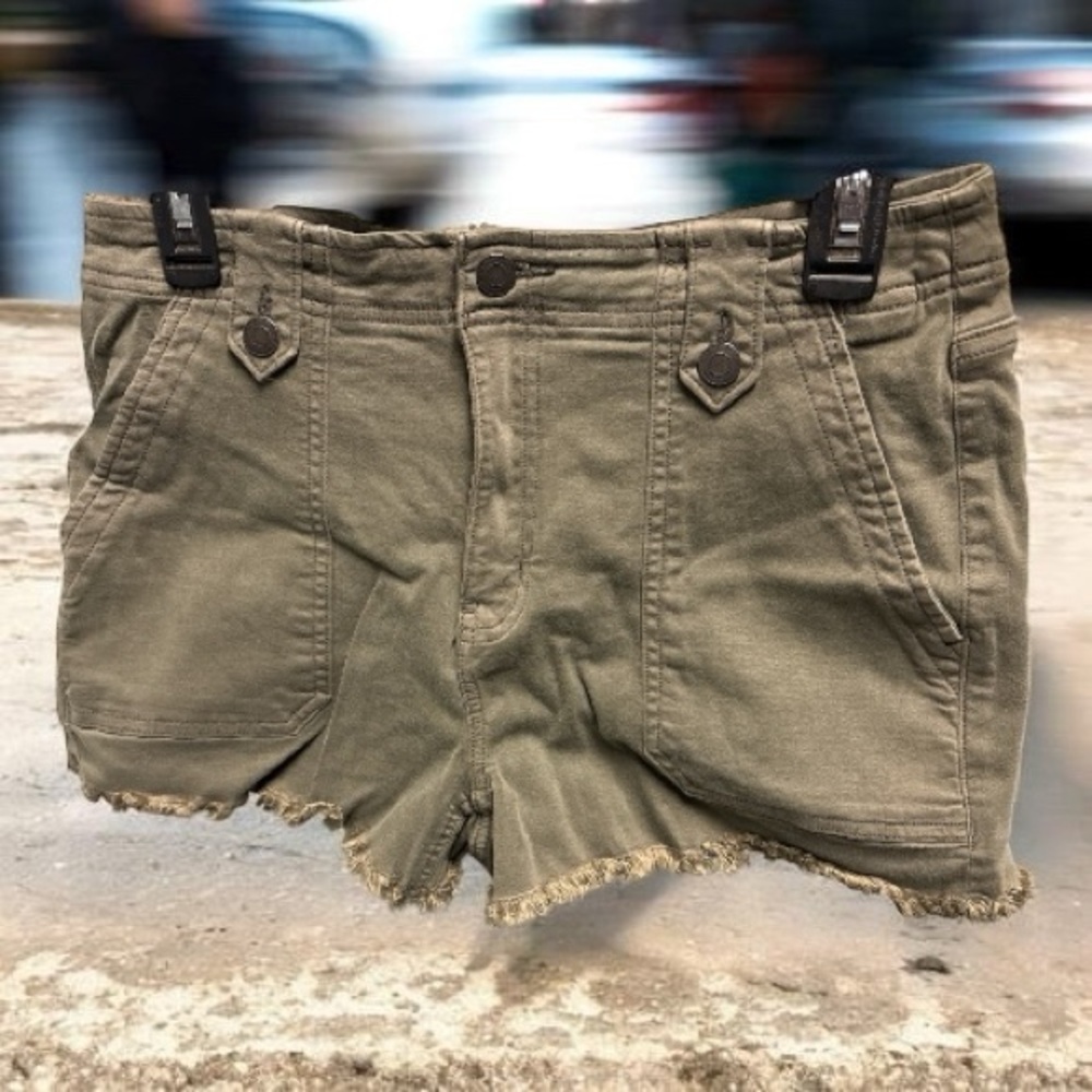 Olive Green Jr Girls Shorts